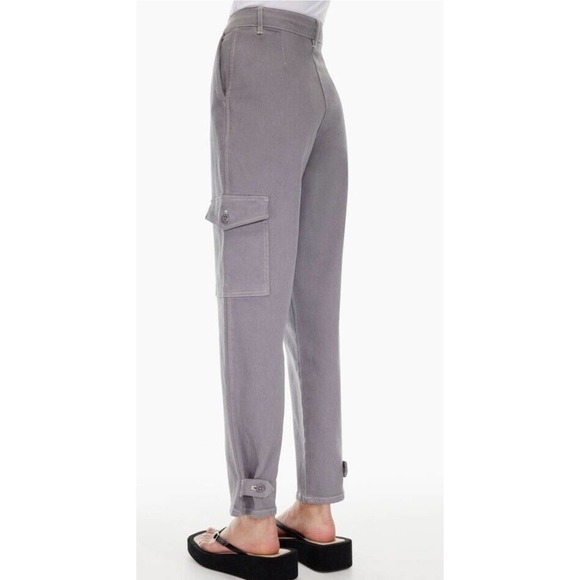 Aritzia Wilfred Free Modern Cargo Pant GD Purple Button Fly Size 4 NEW - Picture 9 of 12